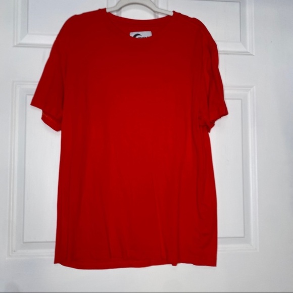 Zyia Active Red Short Sleeve Tee Size Large - Picture 1 of 6